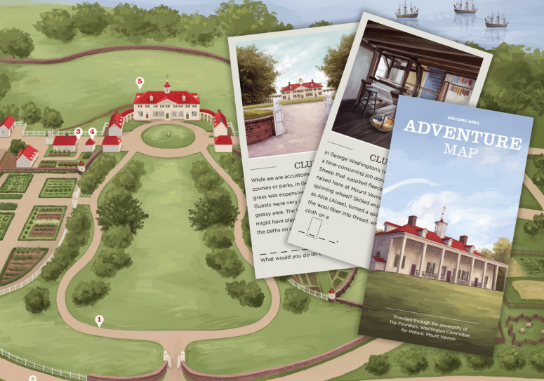 Adventure Map · Washington's Mount Vernon