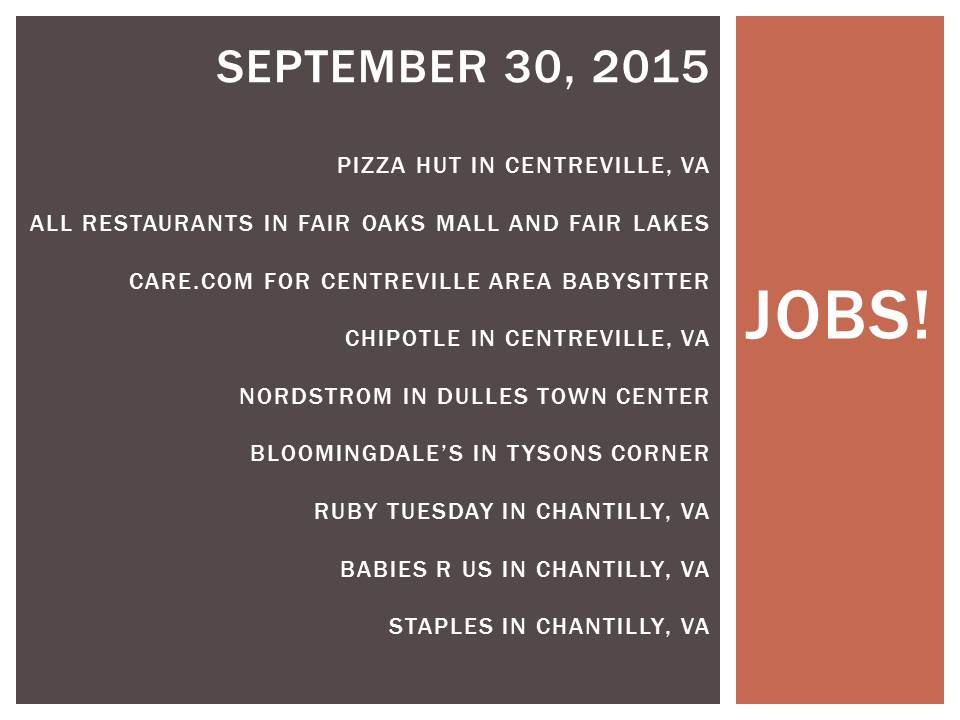 JOBS & MORE JOBS!!!!!! Mountain View Mirror