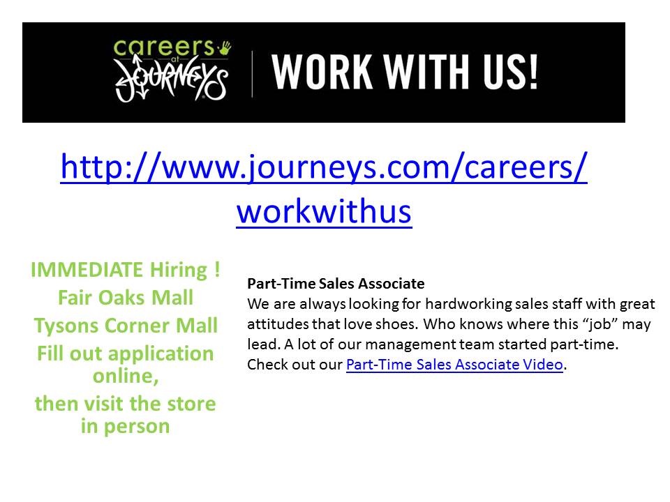 Journey’s IMMEDIATE HIRING!!! Mountain View Mirror