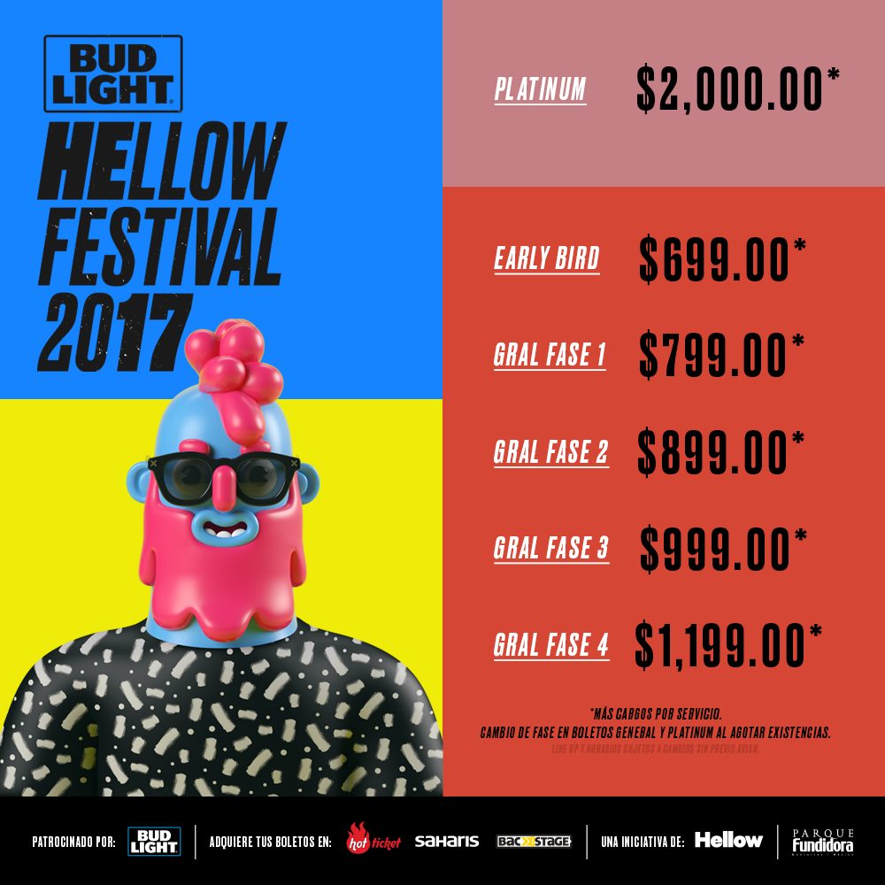Hellow Festival 2017 Cartel, boletos, fecha, sede y más