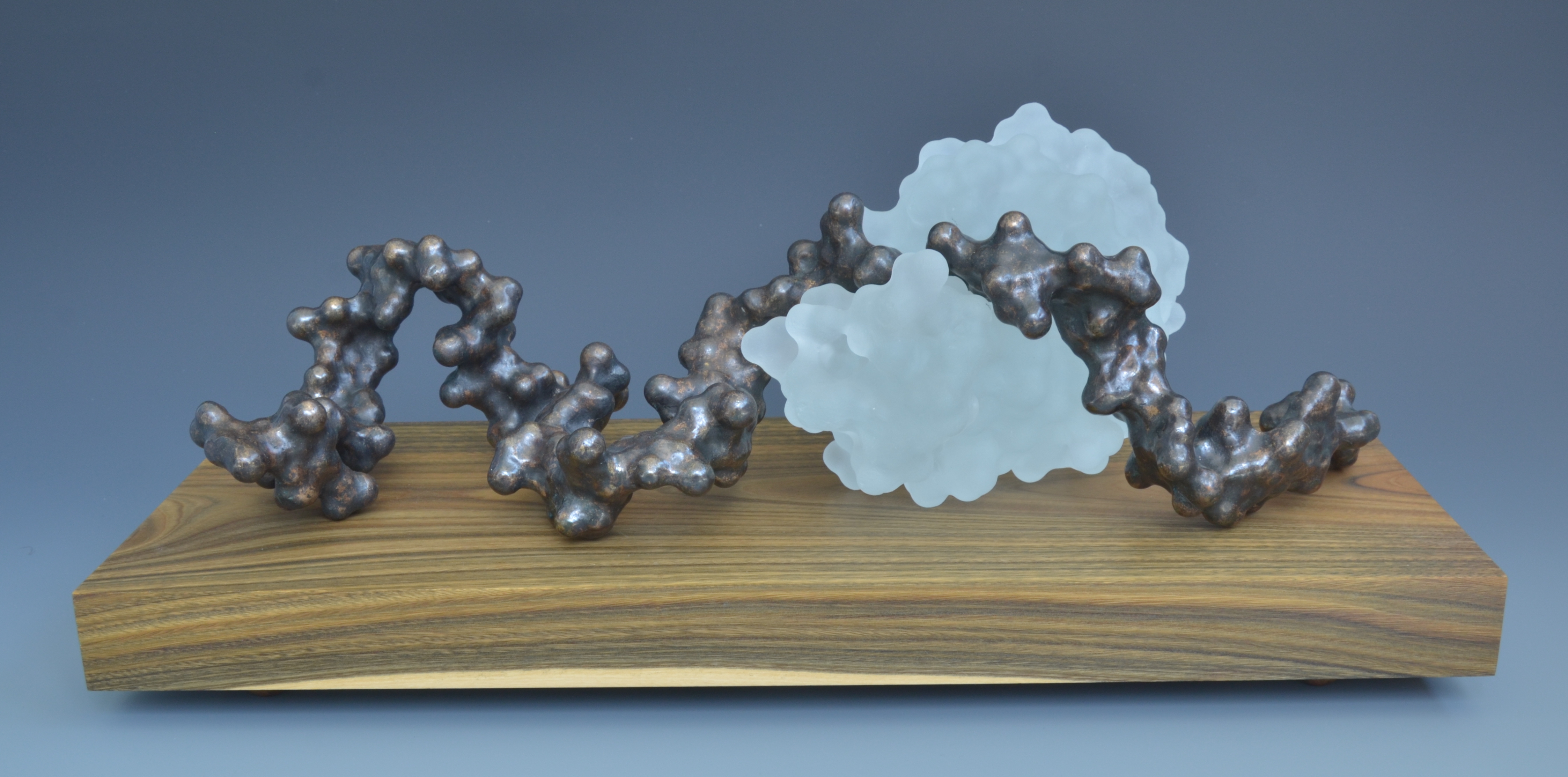 3D printing glass and bronze LostPLA casting