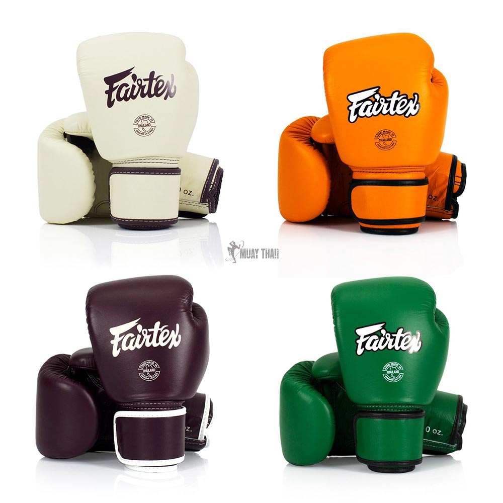 Fairtex BGV16 Compact Leather Boxing Gloves Muay Thai Direct