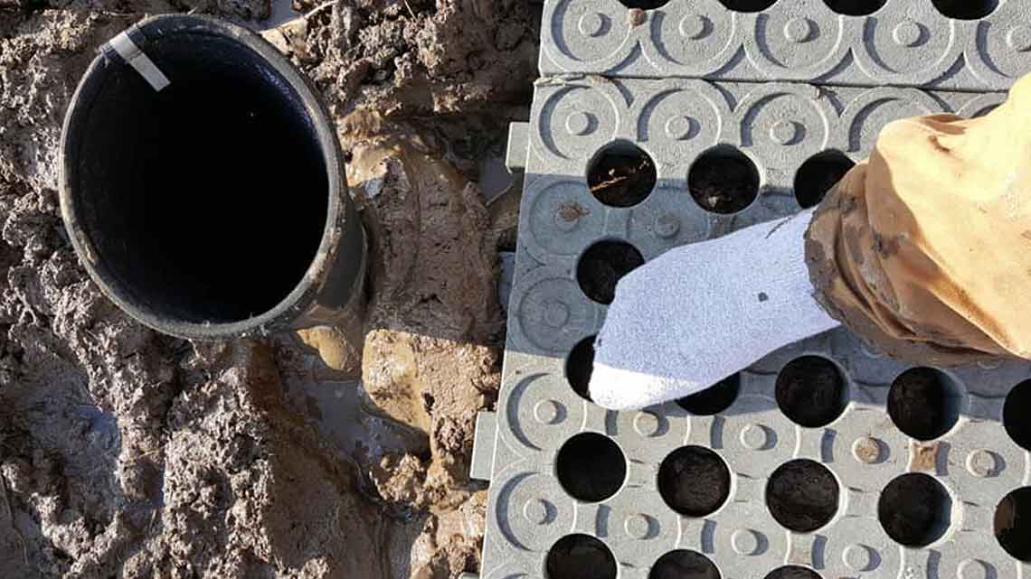 Mud Control Grids by HAHN Plastics The Instant solution to mud