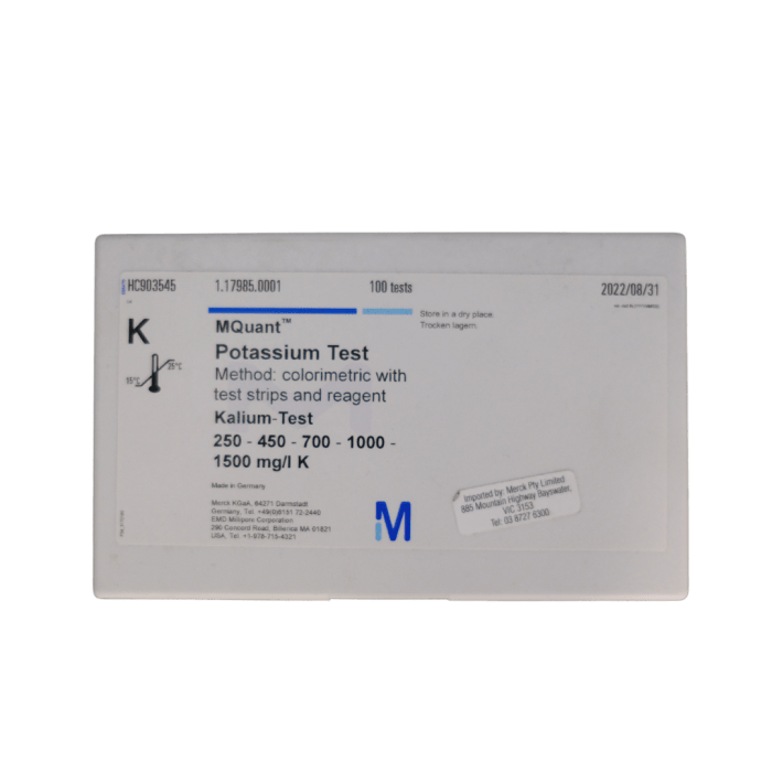 POTASSIUM TEST STRIPS
