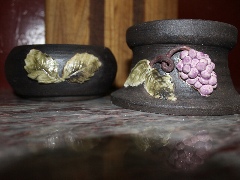 FEATURED ART Dog Bowls Mud Magic Art