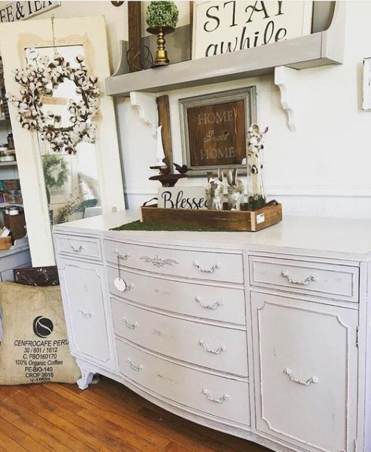 Light Gray Furniture Paint MudPaint Vintage Furniture Paint