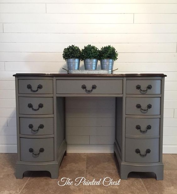 Gray Furniture Paint MudPaint Vintage Furniture Paint