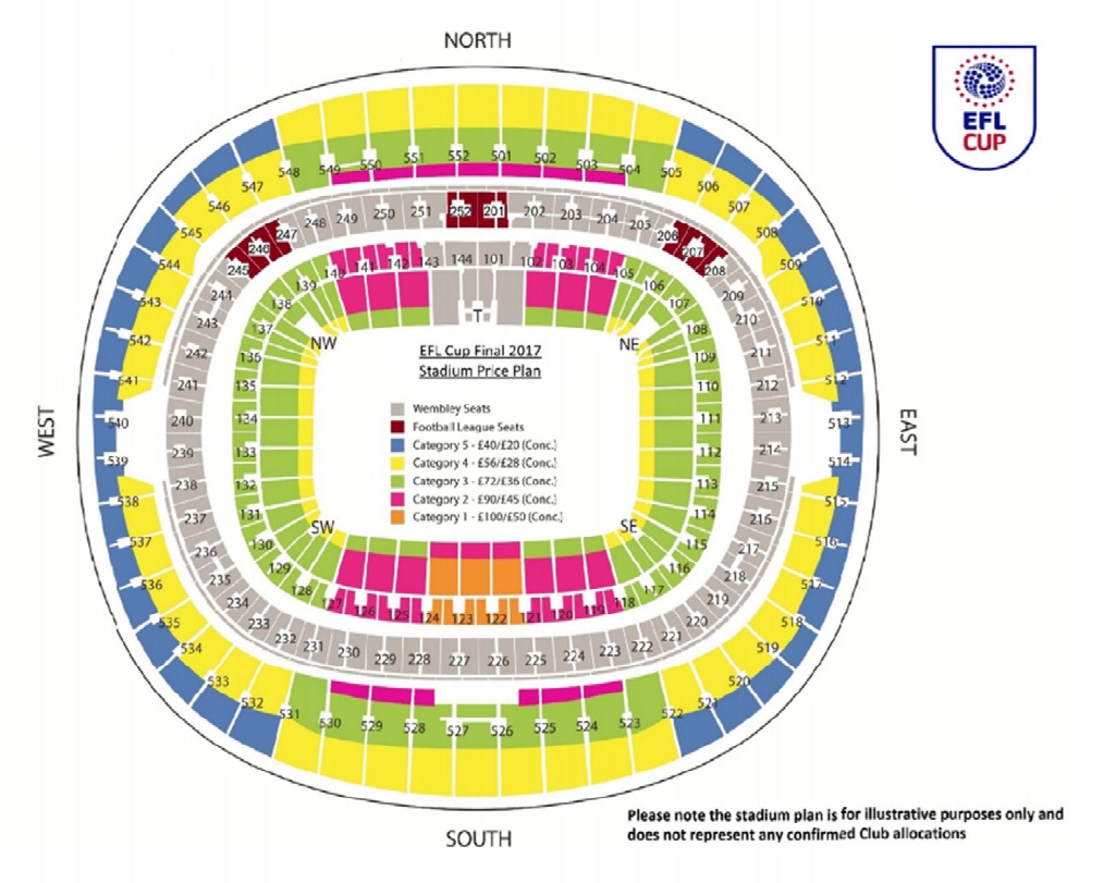 wembley seating plan MUDSA Manchester United Disabled Supporters
