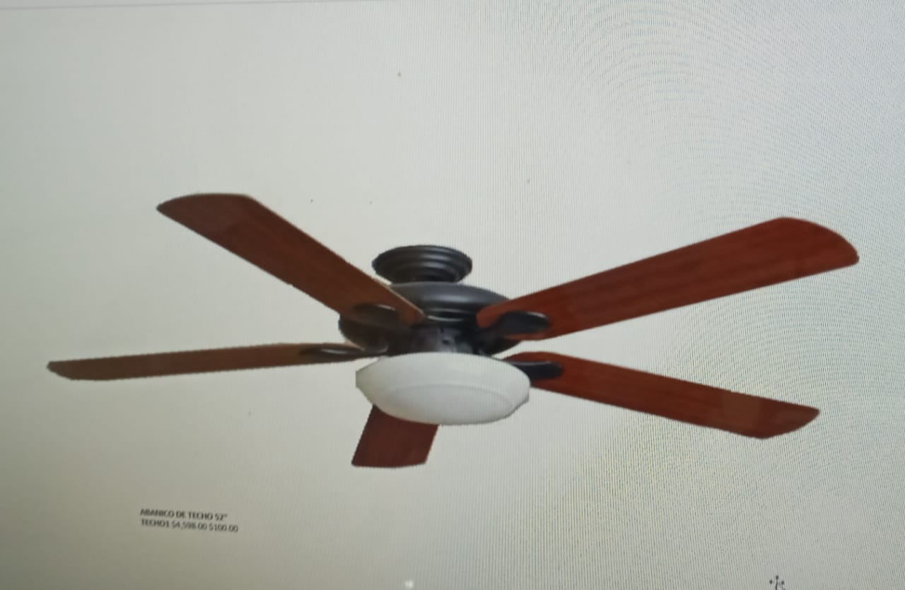 ABANICO DE TECHO Muebleria Progreso