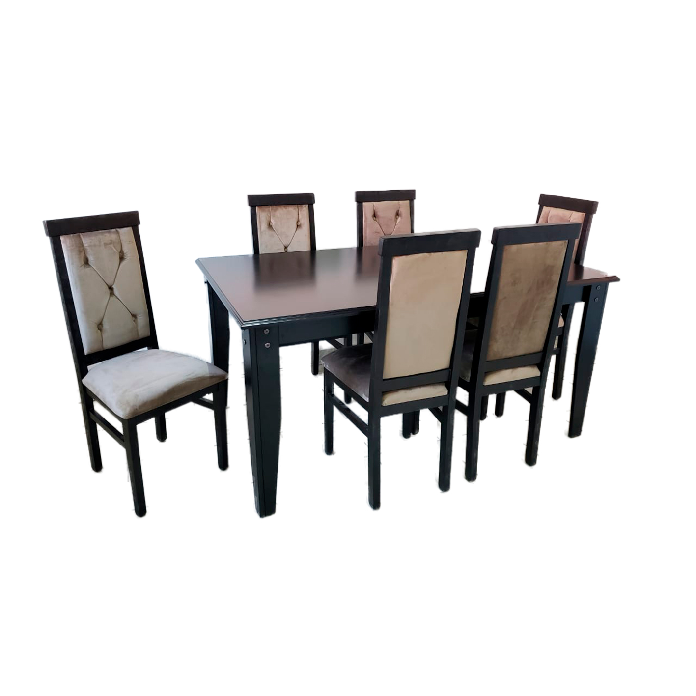 COMEDOR MADERA ADRANO CAPITONADO Muebles Brambila
