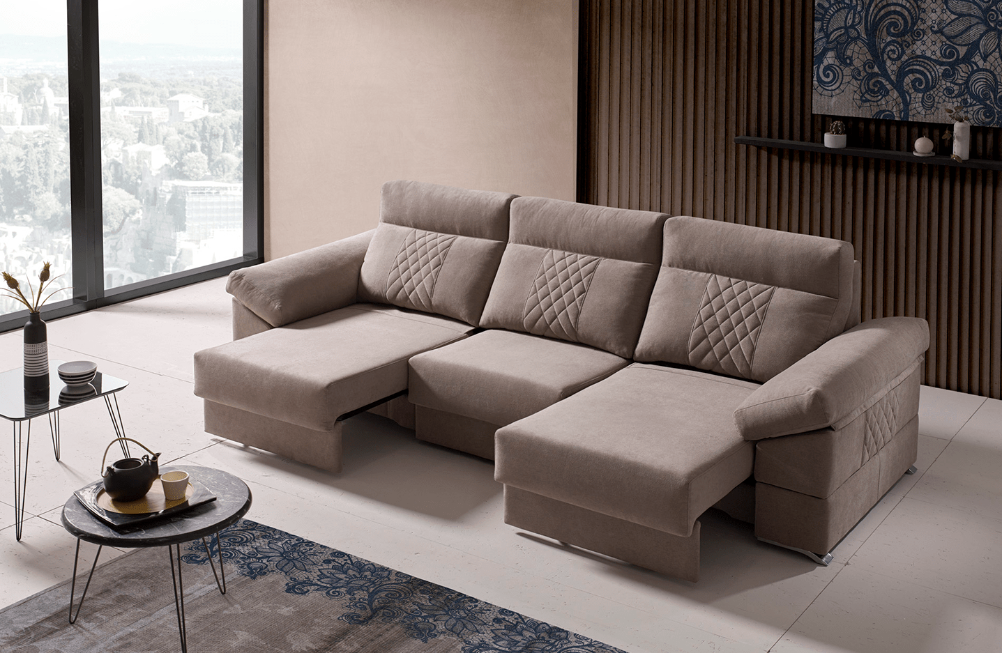 Sofá 3 plazas extensible Muebles la Talla