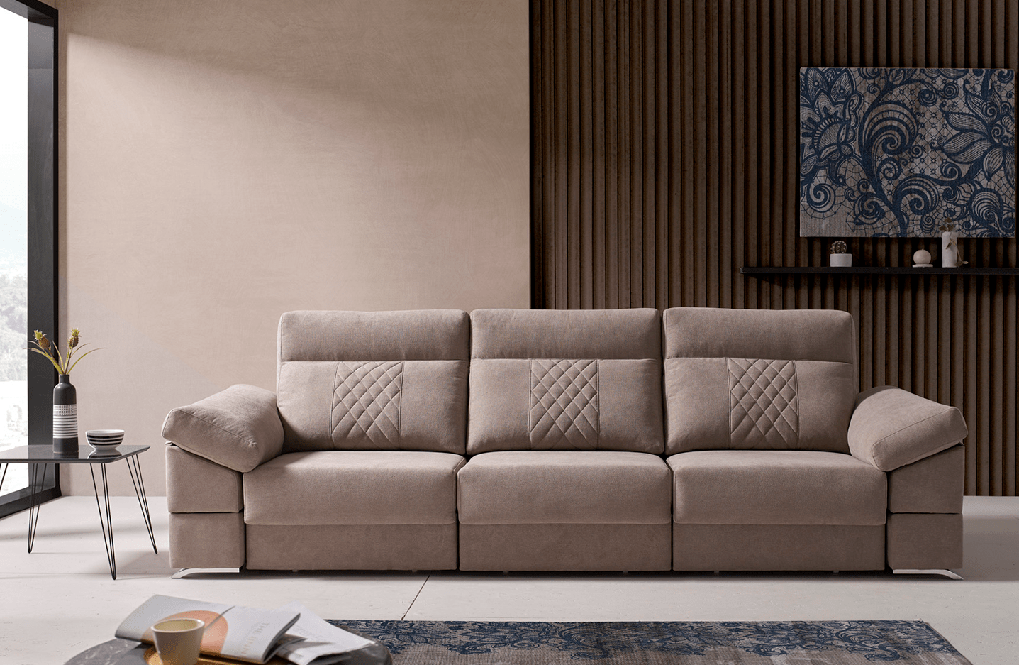 Sofá 3 plazas extensible Muebles la Talla