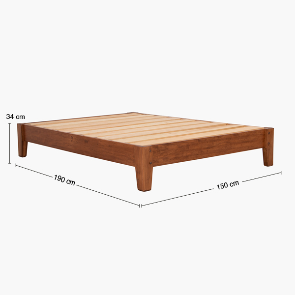 Base Queen Size Pinus Personalizable Muebles Laffayette