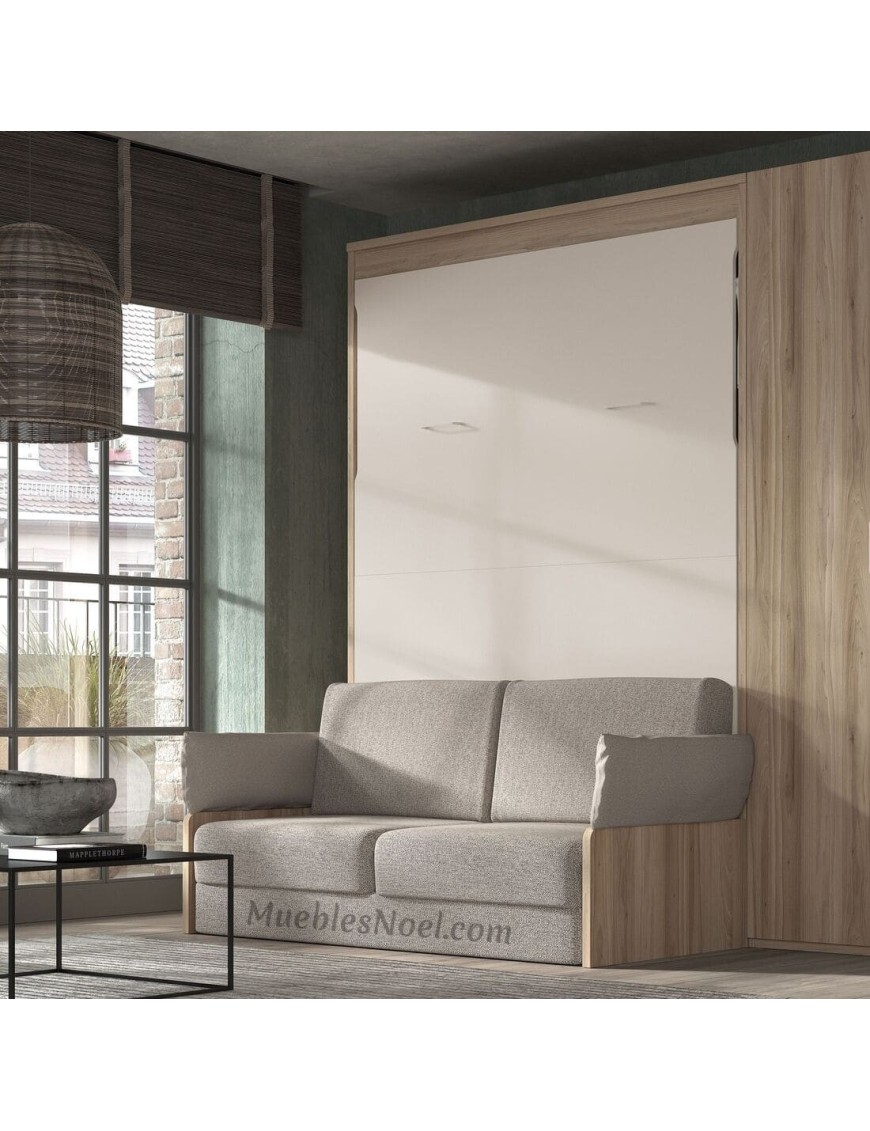 Cama abatible Vallecas con sofá y patas automáticas Madrid Noel en Madrid