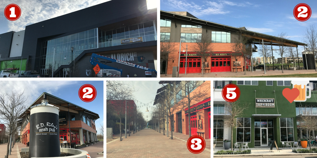 Aldrich Street Town Center Mueller Silent Market Austin Homes