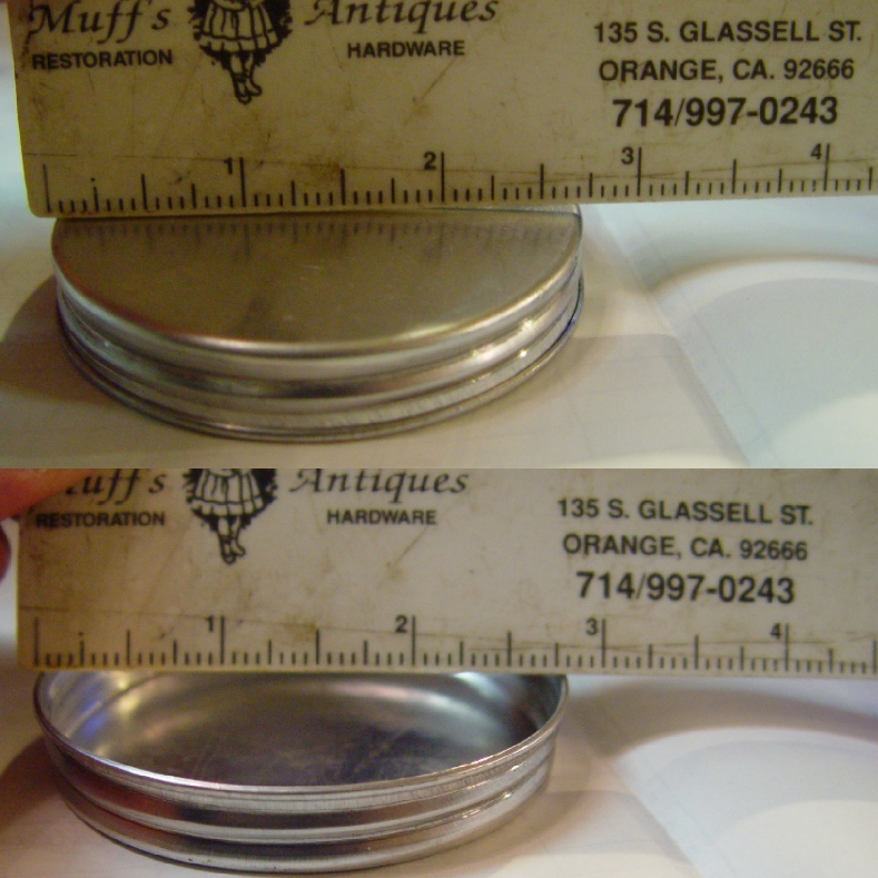 reproduction jar lids from