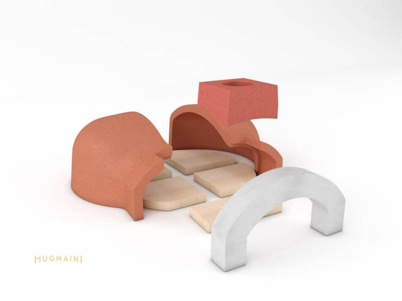 PICCOLO 80 MASONRY PIZZA OVEN KIT Mugnaini