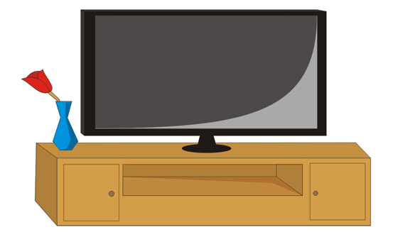 Background Tv Led Kartun Monitor Keyboard And Mouse Vector Illustration Isolated On Color Background Flat Cartoon Idea Of Computer Workplace Working Table Work Desk With Pc Vector Image By C Vladwel