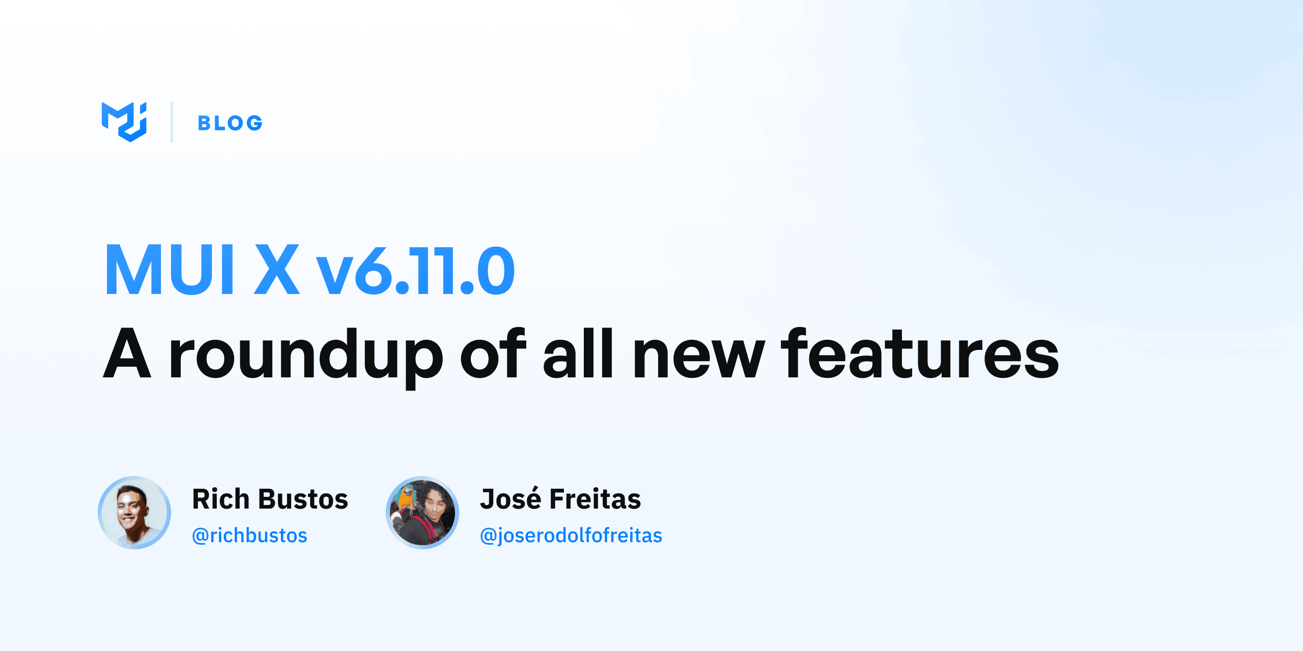 MUI X v6.11.0. A roundup of all new features MUI
