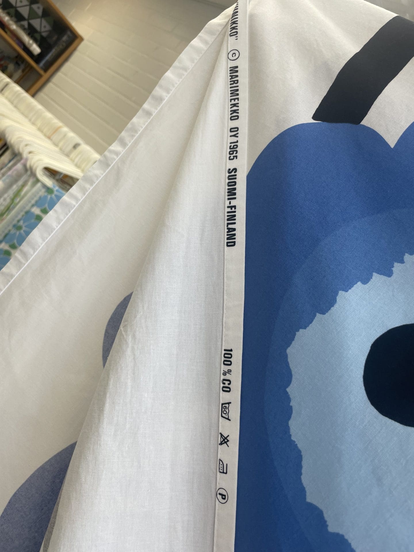 Marimekko Unikko Curtain Blue 138x238cm Muija