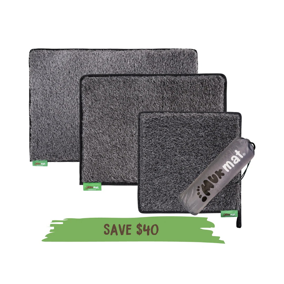 The muk mat Adventure Bundle in grey outdoor mat camping mat