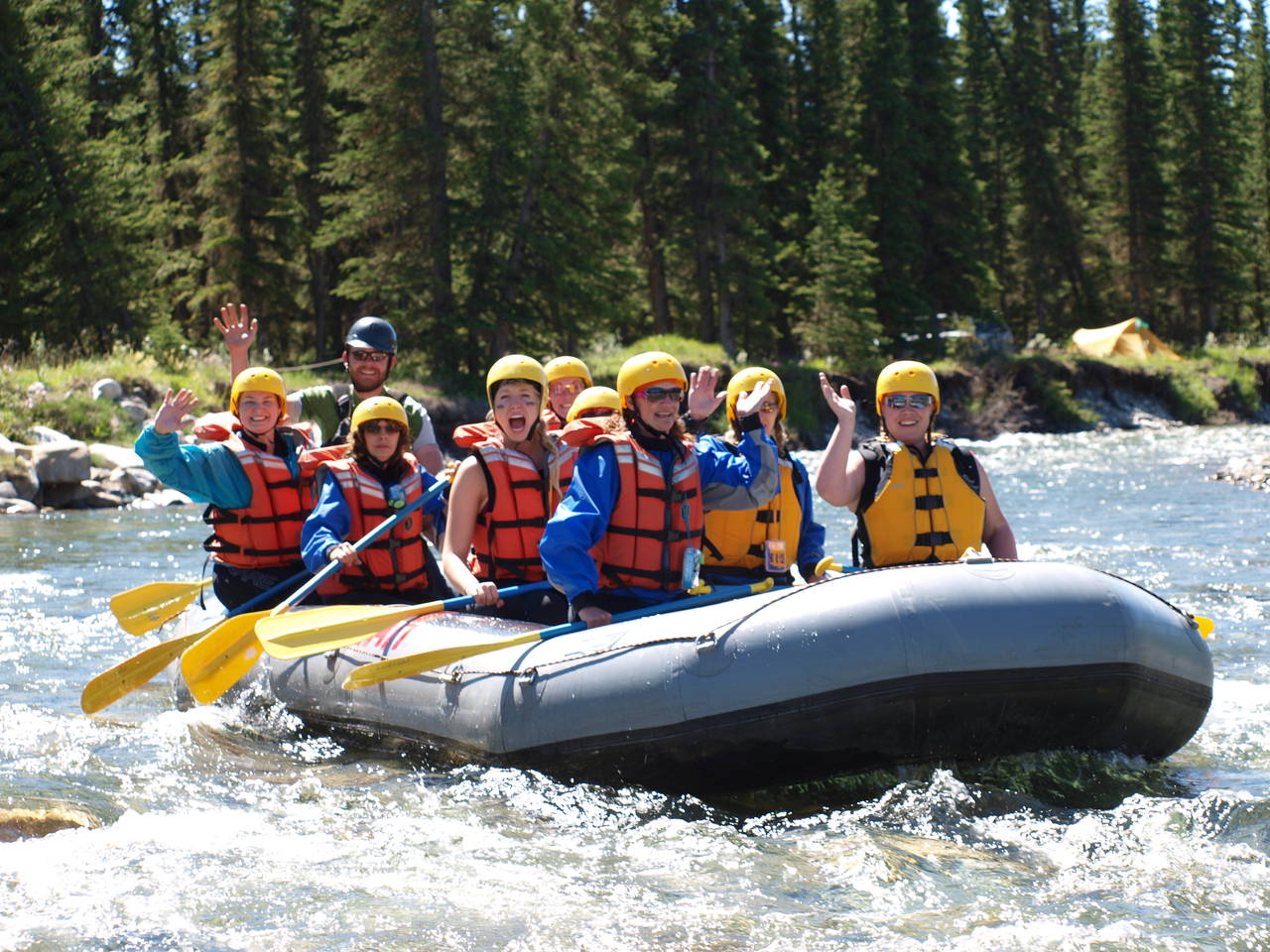 Breathtaking White Water Rafting Near Calgary • Mukwah Rafting Tours