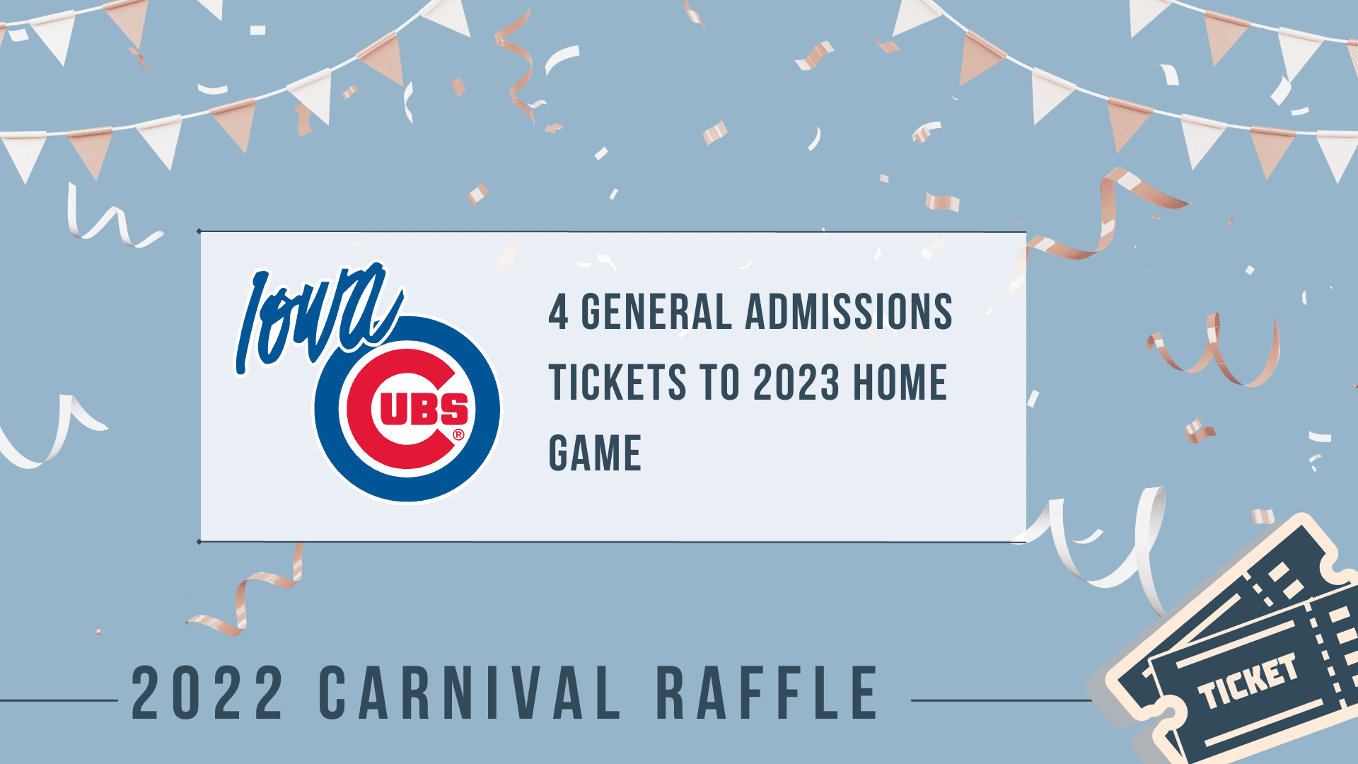 Iowa Cubs 2024 Tickets - Dody Maddie