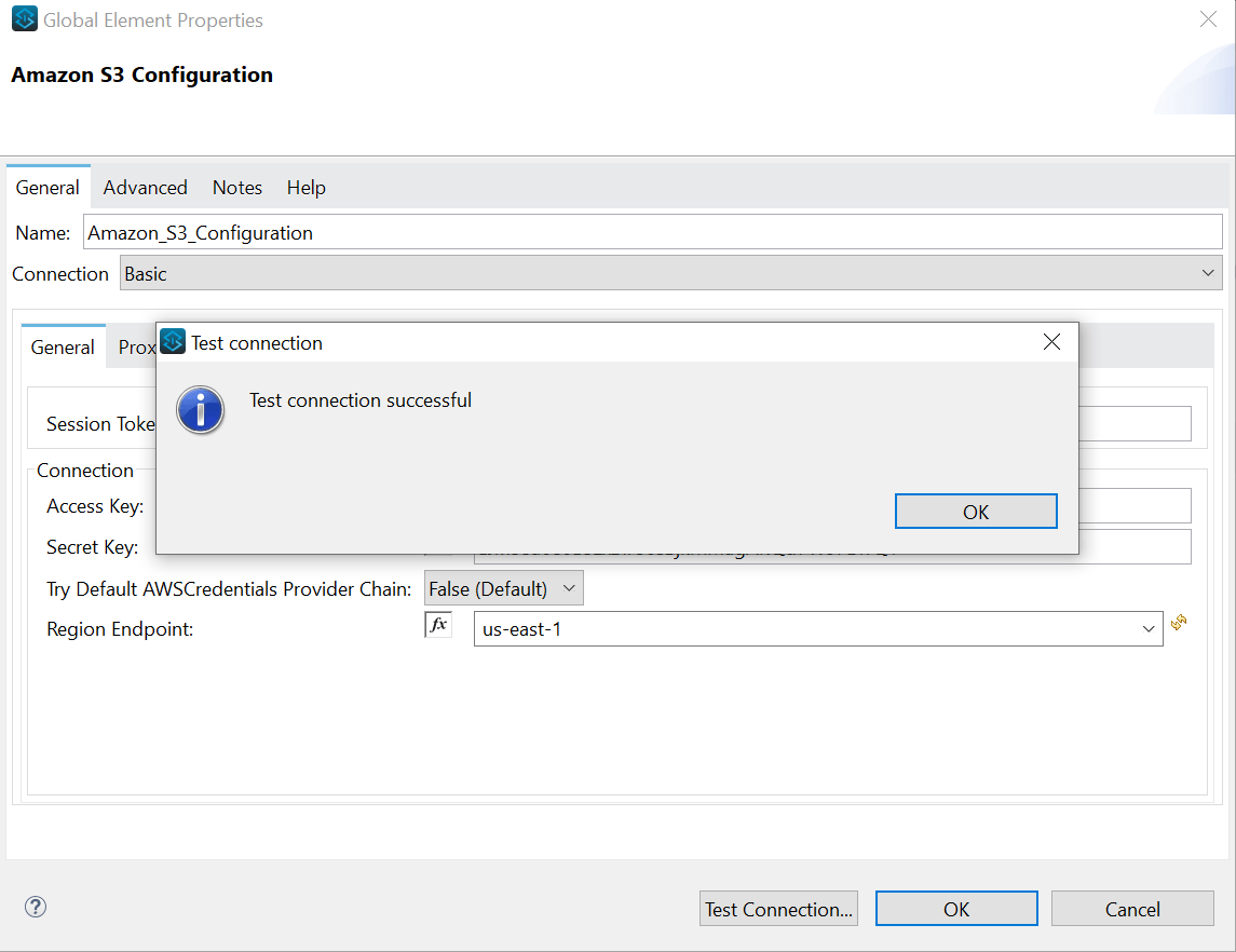 Create S3 Bucket MuleSoft Amazon S3 Connector