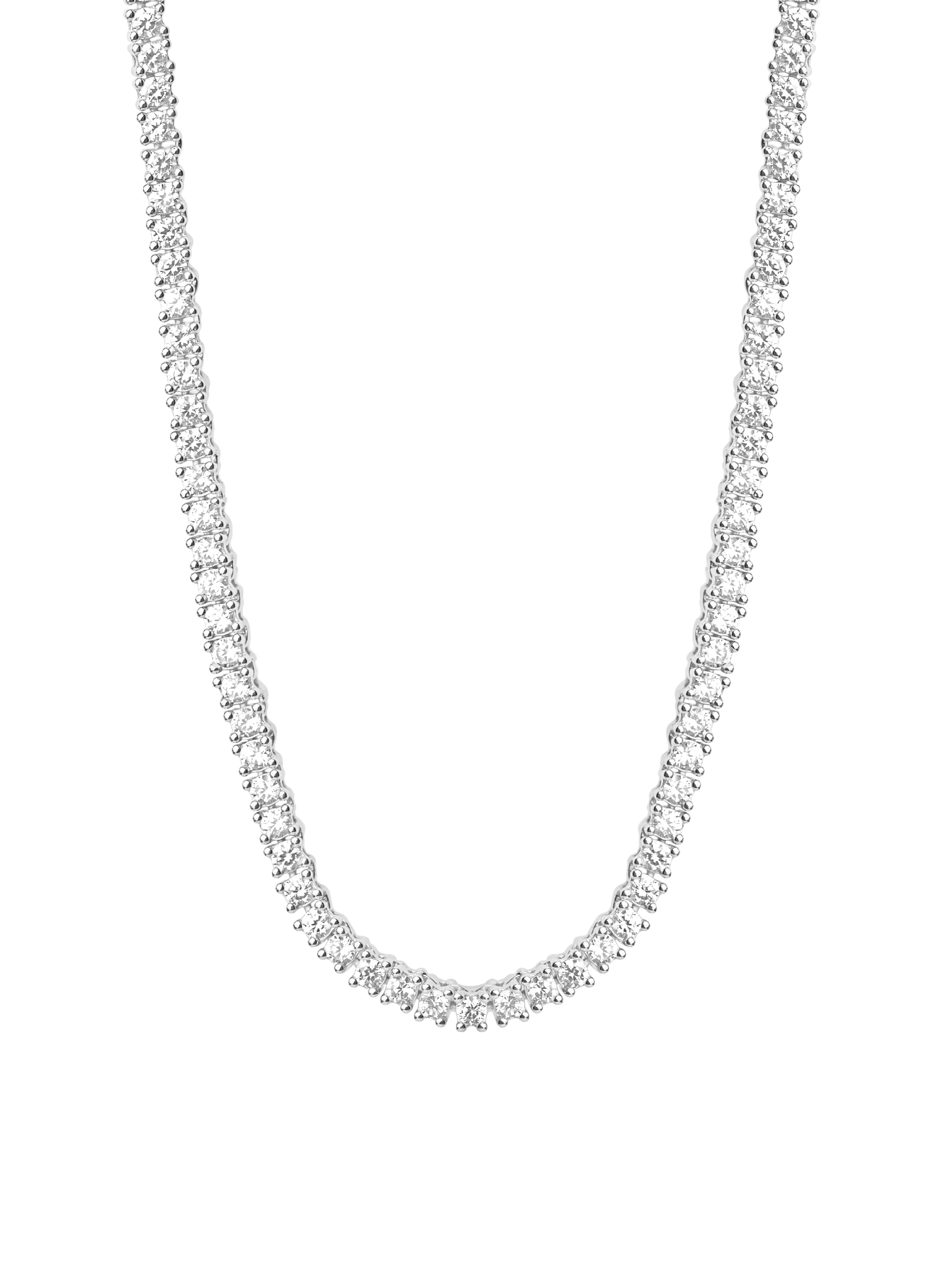 Tennis Necklace Silver Muli Collection