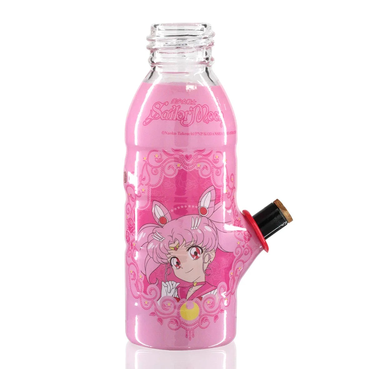 Sailor Moon Light Pink Mini Bottle Bong Mull Up Smoke Shop