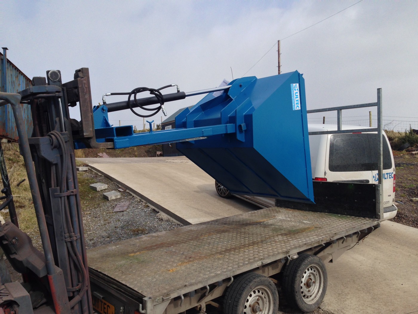 Hydraulic Forklift Buckets (0.8m to 1.0m) Multec Ltd