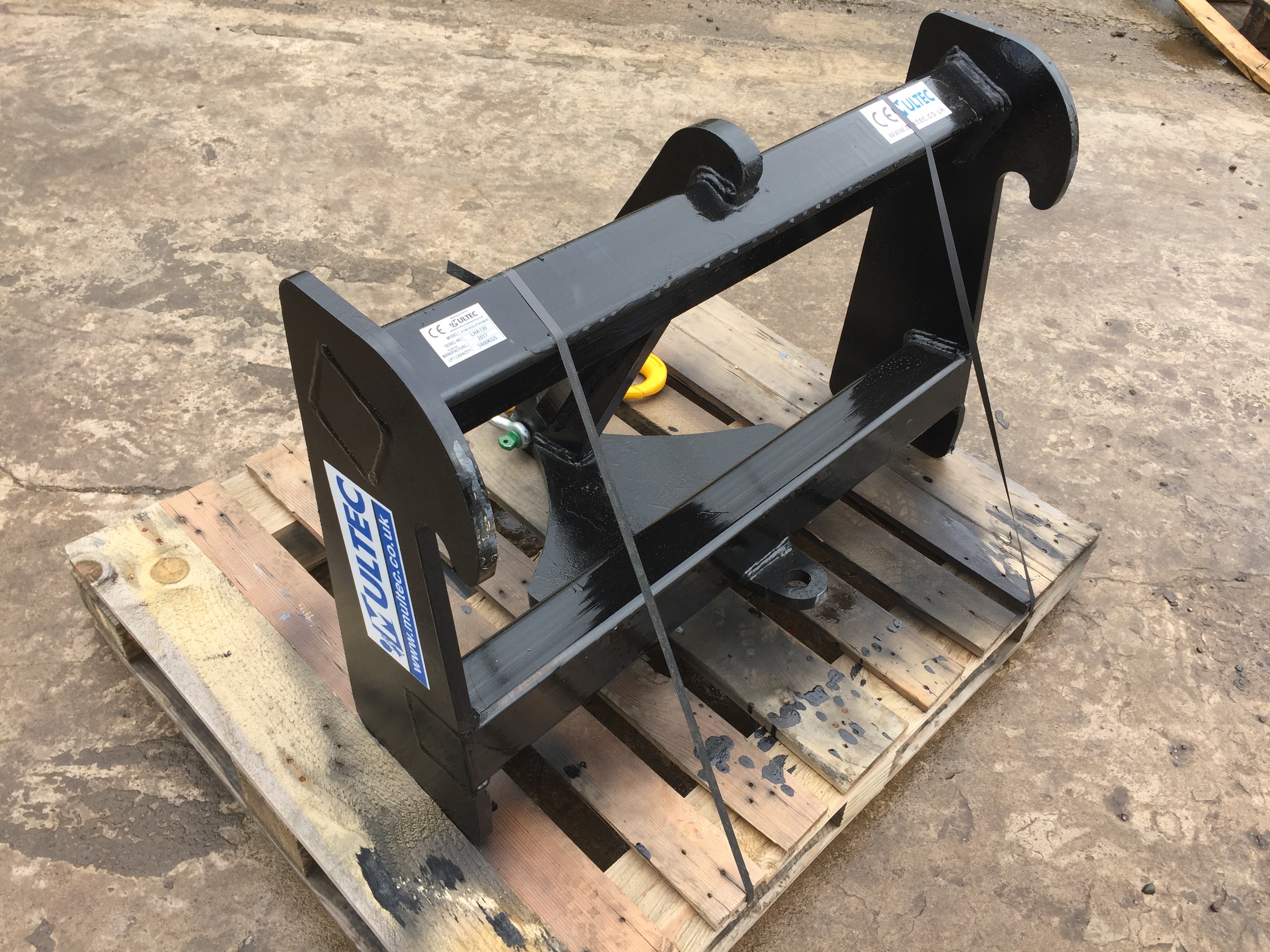 Telescopic Handler Lifting Hook Attachment Multec Ltd