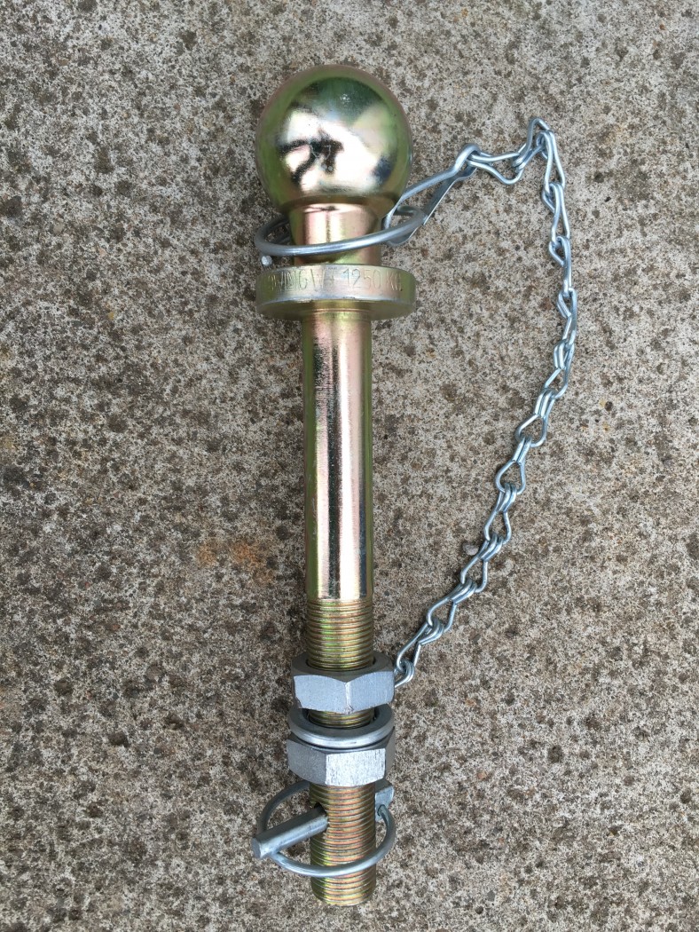 Long Tow Hitch Ball Pin (EU Approved 1250Kg SWL) Multec Ltd