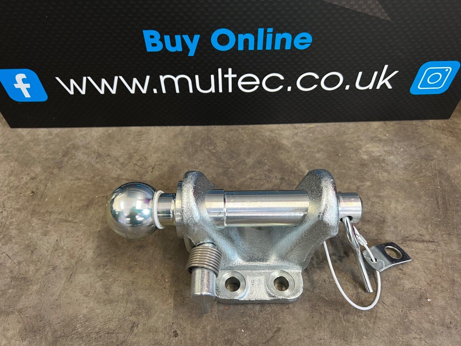 Bradley Ball & Pin Tow Hitch (EU Approved 5000kg SWL) Multec Ltd