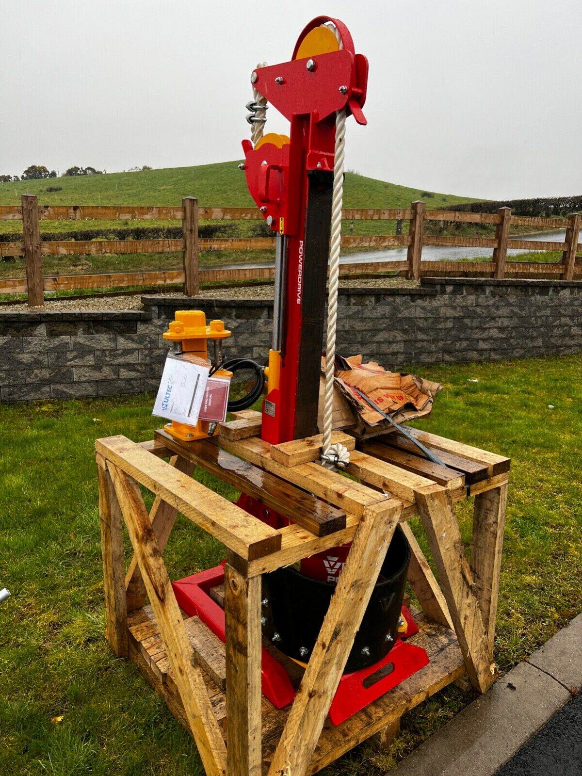 Vector MiniExcavator Post Driver (Model 6) Multec Ltd