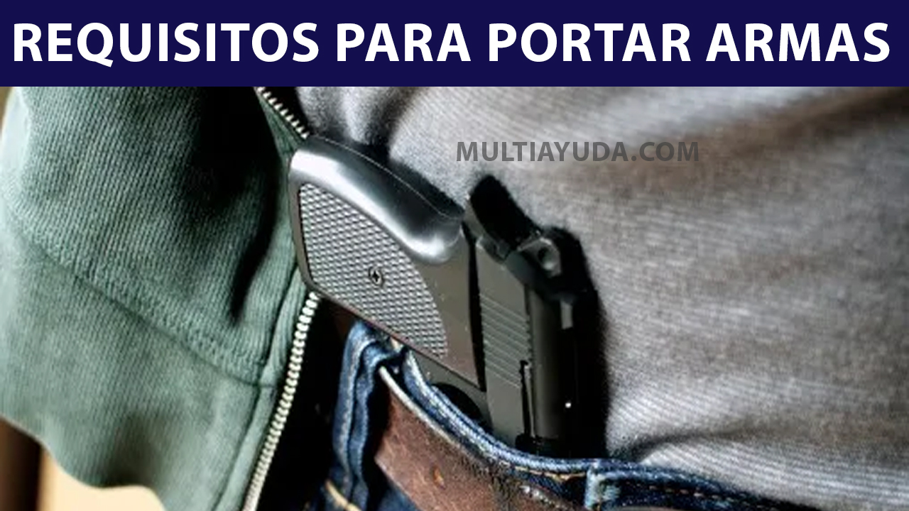 ¿Cuáles son los requisitos para portar armas en Ecuador? 2024