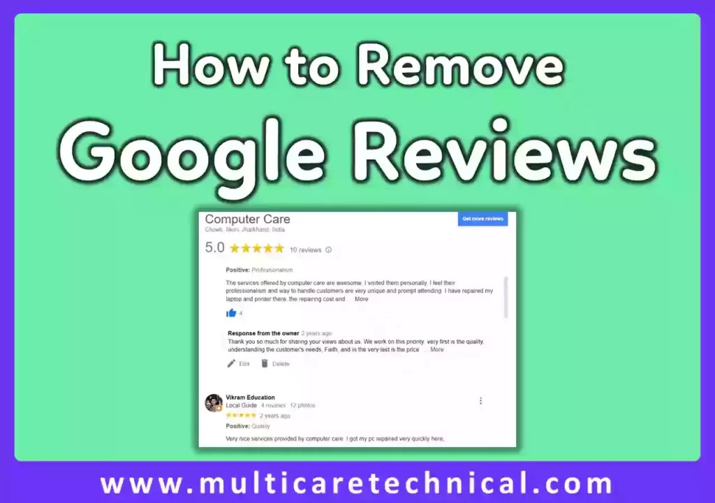 How to Remove Google Reviews A StepbyStep Guide