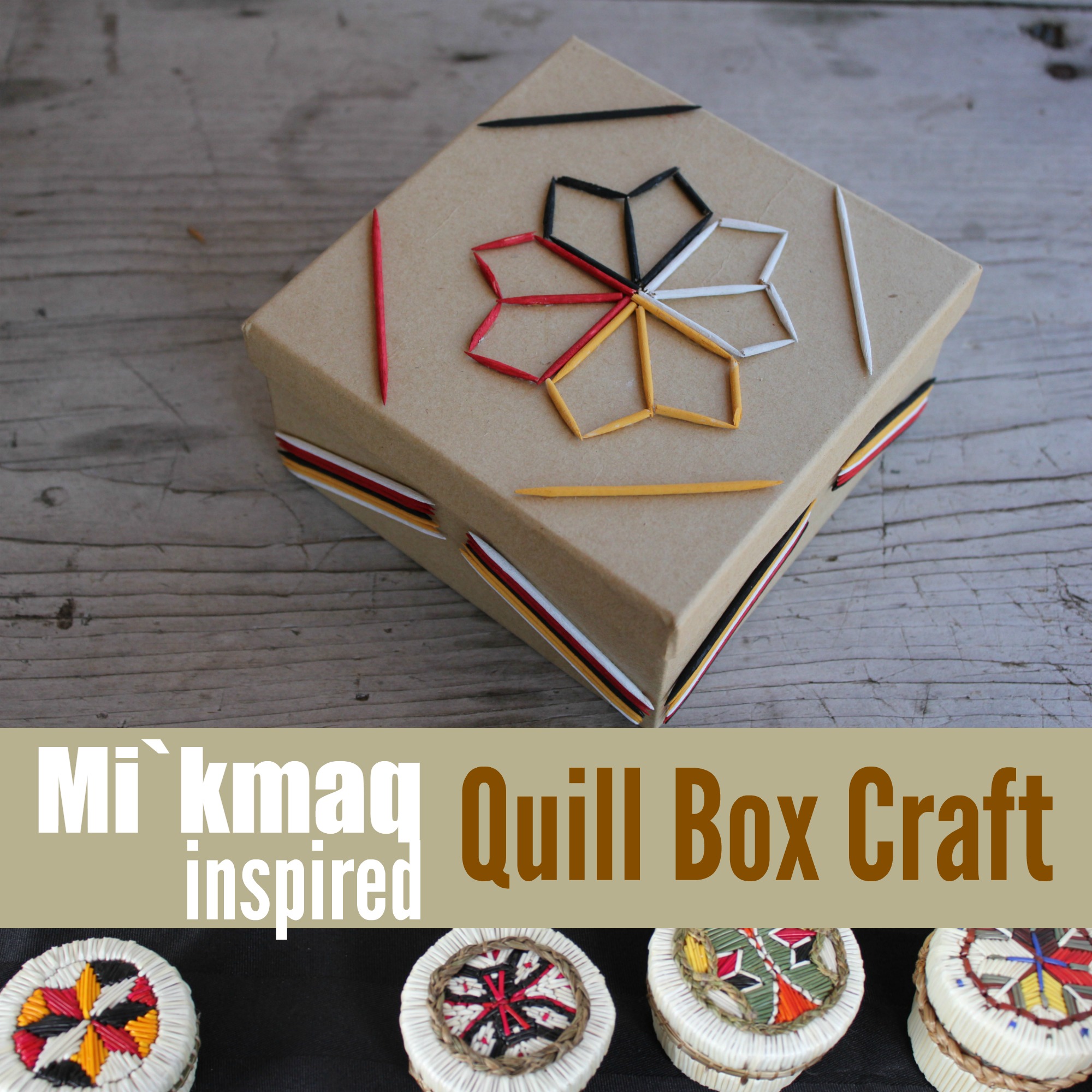 Explore Mi'kmaq Culture Quillwork Craft for Native American Heritage Month