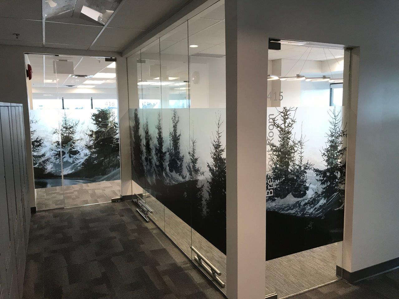 Office Environmental Graphics at SSBC in Victoria Multigraphics