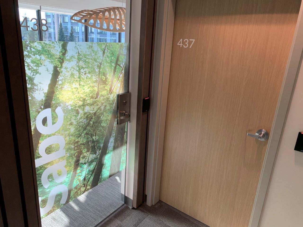 Office Environmental Graphics at SSBC in Victoria Multigraphics