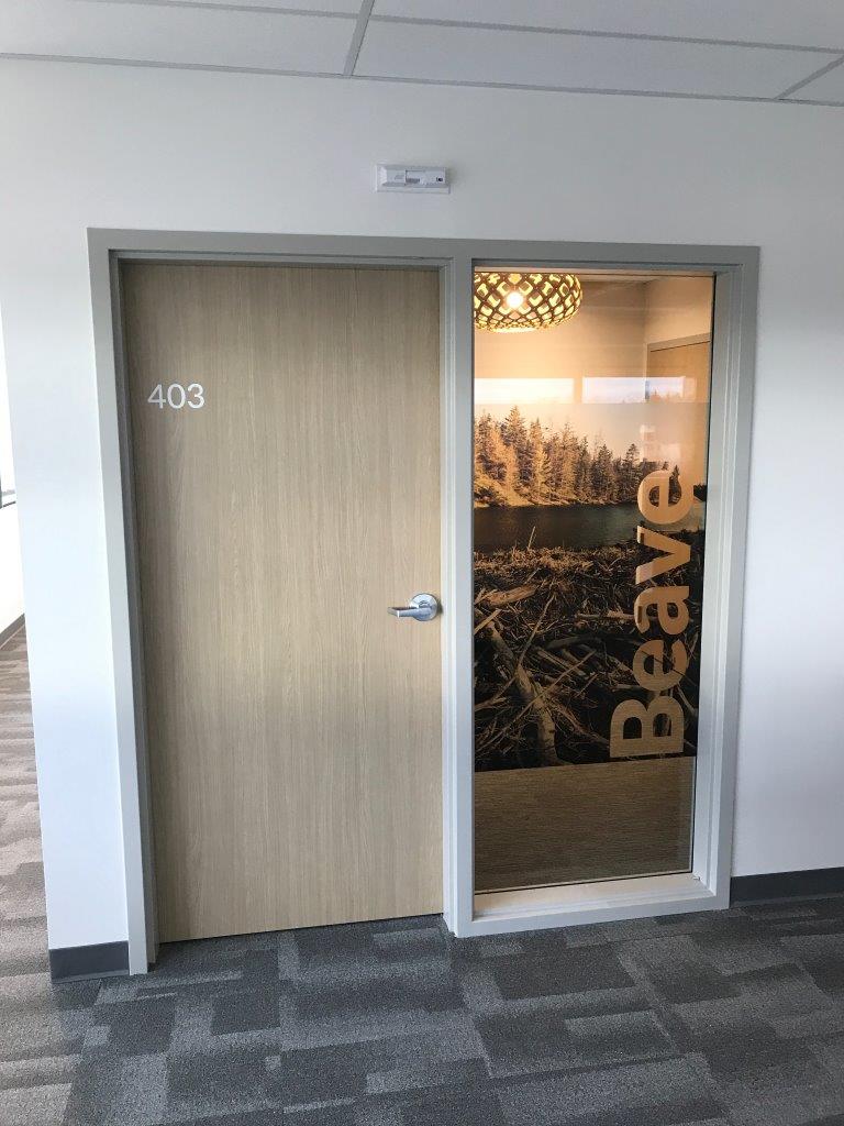 Office Environmental Graphics at SSBC in Victoria Multigraphics