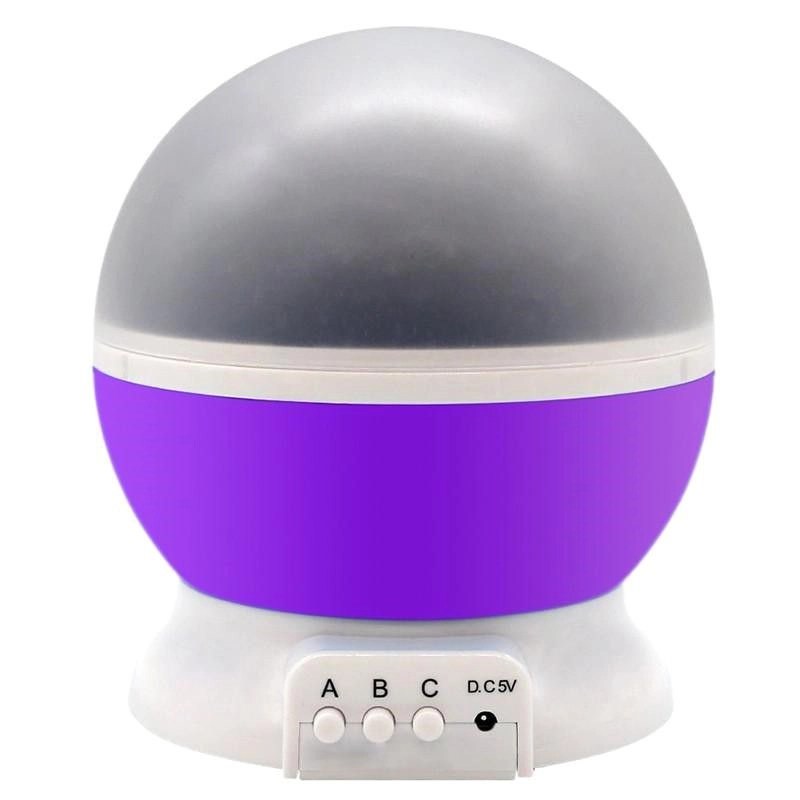 LED Lamp Baby Night Lights Color Changing Star Sky ProjectorPurple Multi Junction