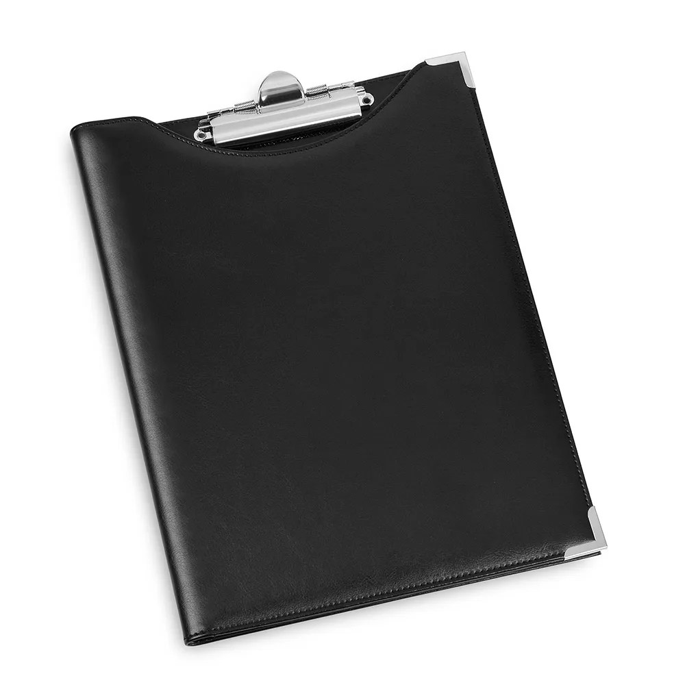 Clipboard dublu A4 piele sintetică neagră Lebez 247N Multimasimex
