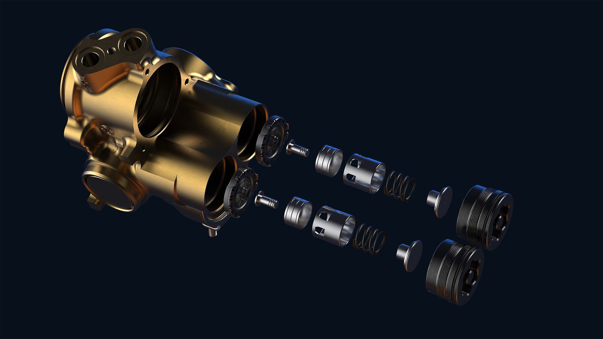 Multimatic Active Suspension Multimatic TrueActive Spool Valve Damper