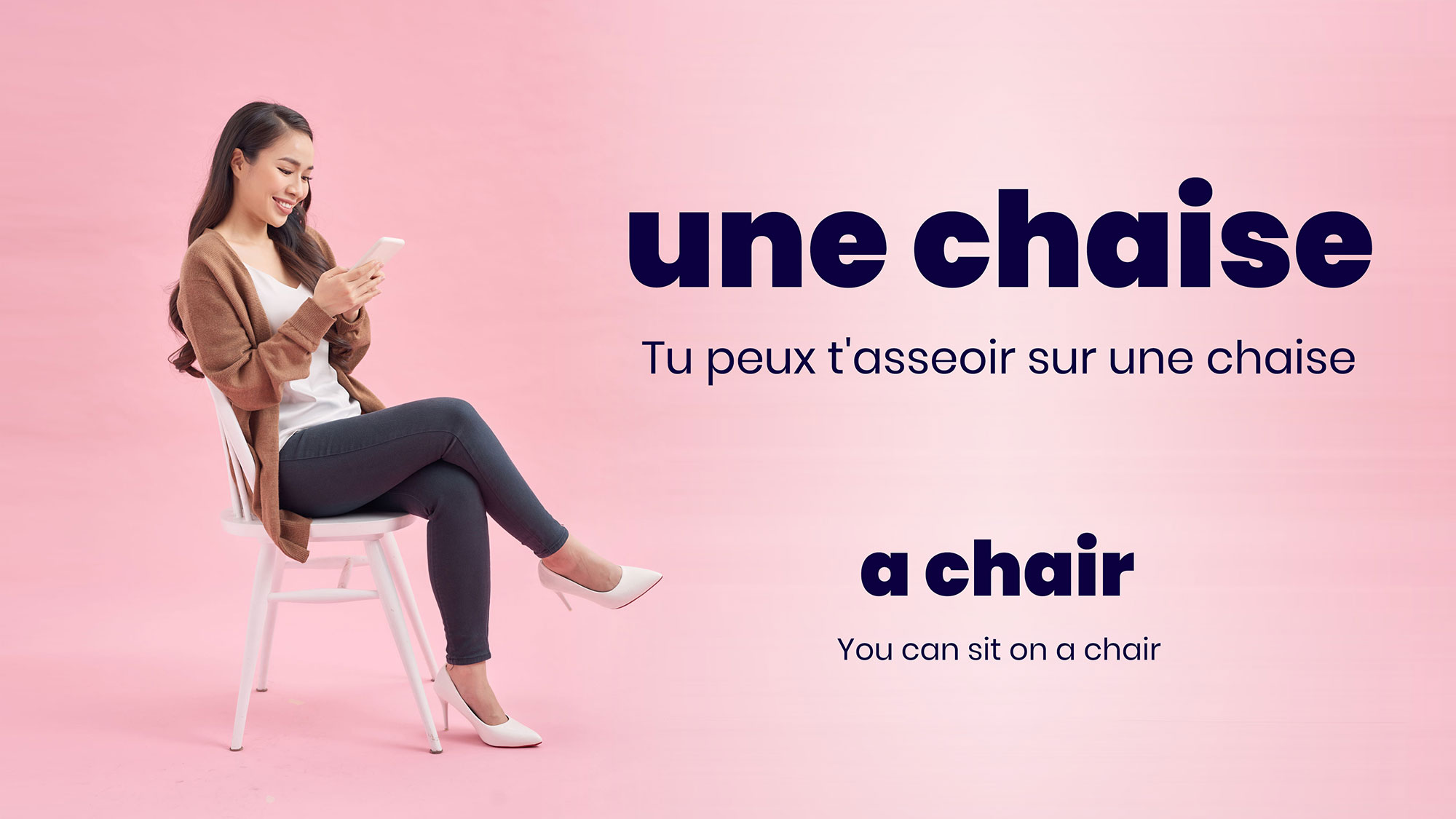 Furniture in French free PDF and Video Slides Multingua