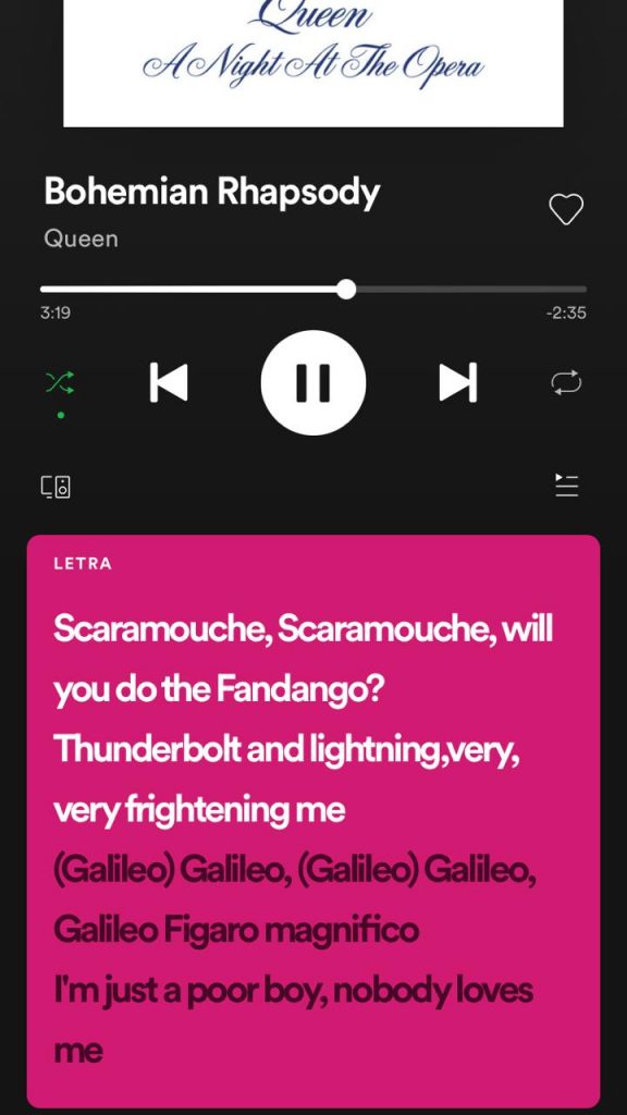 Que se arme el karaoke, así puedes activar la letra de las