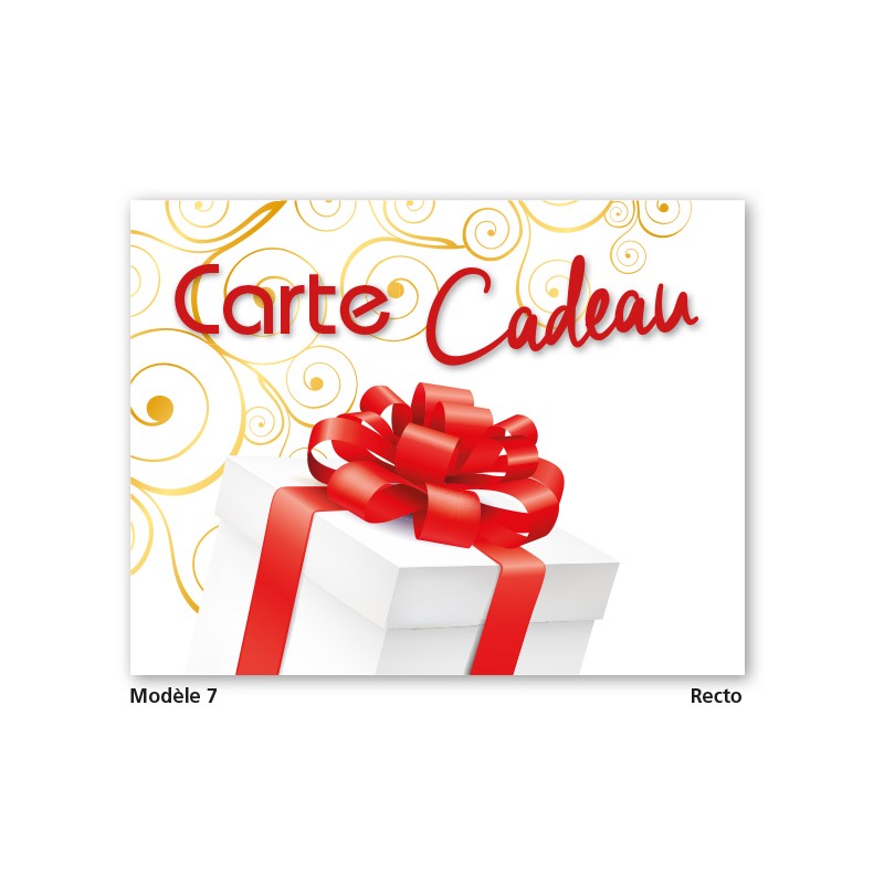 Carte Cadeau modèle 7 Multipub Commerçants Artisans