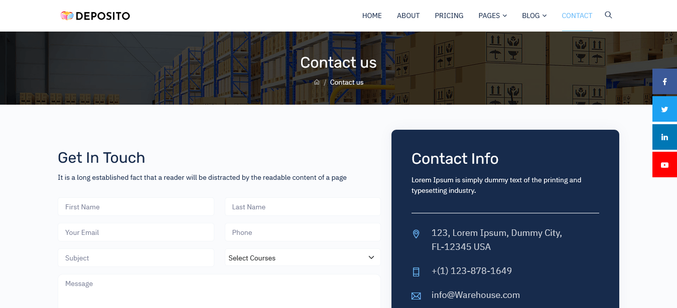 Try our Premium Warehouse Management Dashboard Deposito Admin