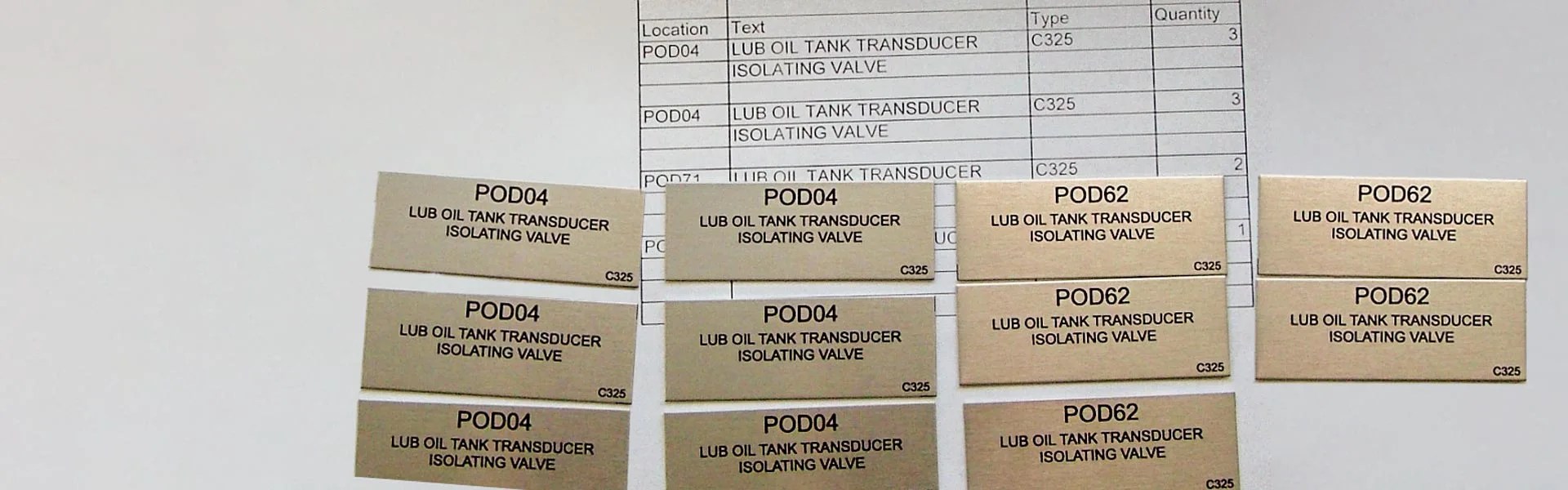 Chemical Etching & Digital Anoprinting Signage Multitechnic