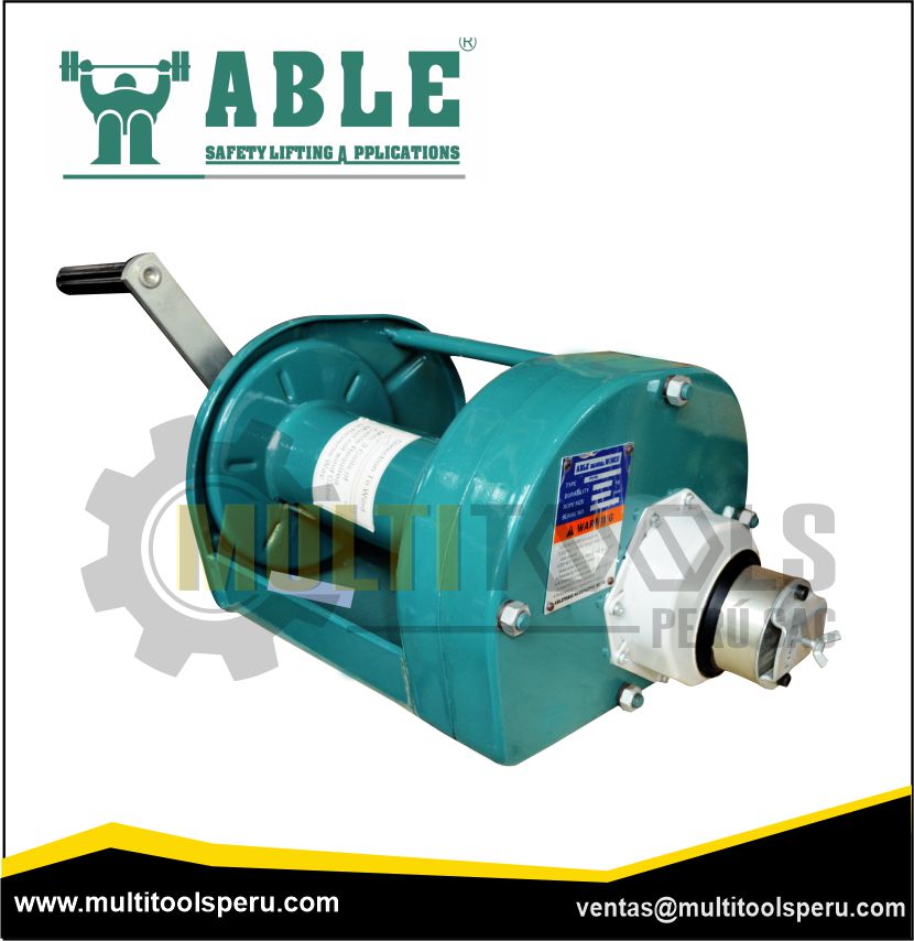 Winche Manual Carga Pesada PNW ABLE MultiTools Perú sac